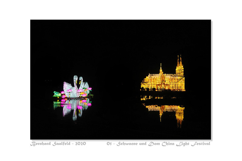 Bernhard Saalfeld - 01 - Schwaene und Dom China Light Festival_800